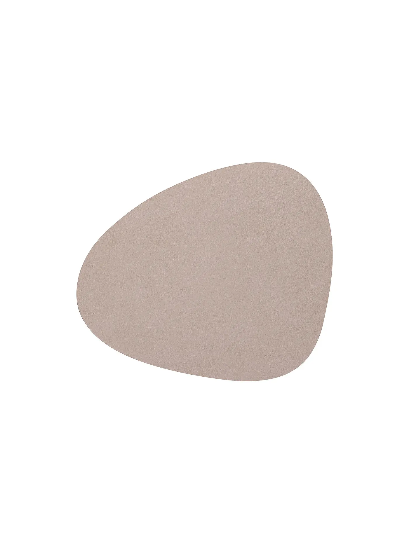 LIND DNA | Leder Tischset "Nupo" 37x44cm (Pastel Green) | hellbraun